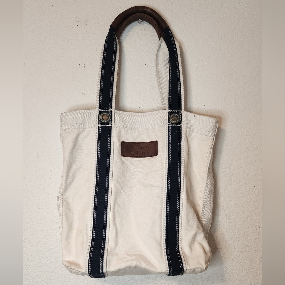 Abercrombie & Fitch Y2K Classic Canvas Tote Bag